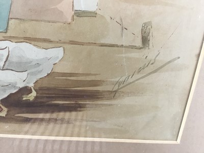 Lot 30 - Martin Anderson, Cynicus )(1854-1932) -original watercolour, “The Parish Council”. Signed lower right. Mounted in frame
