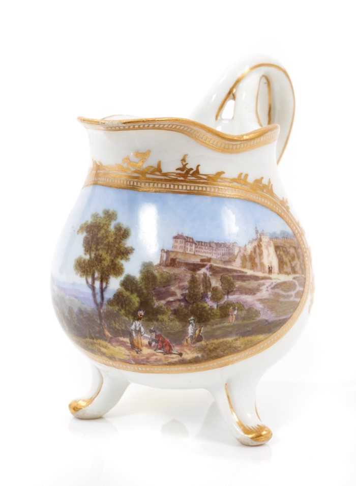 Lot 388 - Meissen cream jug