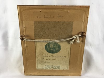 Lot 41 - William B. Lambert (1794-1840) pencil and watercolour - 'A brick-maker', 12cm x 9.5cm, in glazed gilt frame, 27.5cm x 23.5cm overall  
Provenance: William Drummond, St. James's