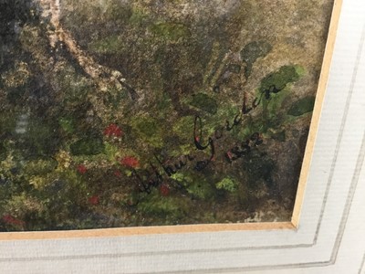 Lot 45 - Arthur Gordon, 19th century, watercolour - Dorset landscape with Corfe Castle beyond, signed and dated 1882, 30cm x 42cm, in glazed gilt frame