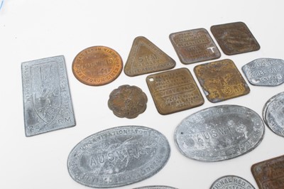 Lot 80 - Jersey - St Hellier World War II German Occupation cheques and tokens (18 cheques & tokens)