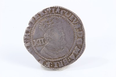 Lot 92 - G.B. - Mixed silver hammered coins to include Six Pences Elizabeth I 1565 GF/AVF, 1572 (N.B. Obv: Scratches) otherwise VG, James I Shilling Sixth Bust M/M Trefoil 1624 F and Six Pence Third Bust M/...