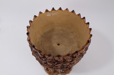 Lot 41 - George Skey Wilnecote works pottery planter