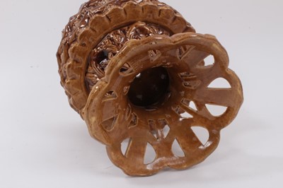 Lot 41 - George Skey Wilnecote works pottery planter
