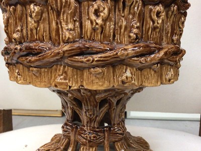 Lot 41 - George Skey Wilnecote works pottery planter