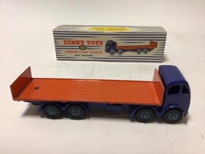 Lot 4 - Dinky Foden Flat Truck with chains No 903 in original box