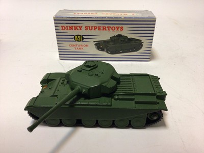 Lot 12 - Dinky 10-ton army truck No 622, Centurian Tank No 651 both in original boxes (2)