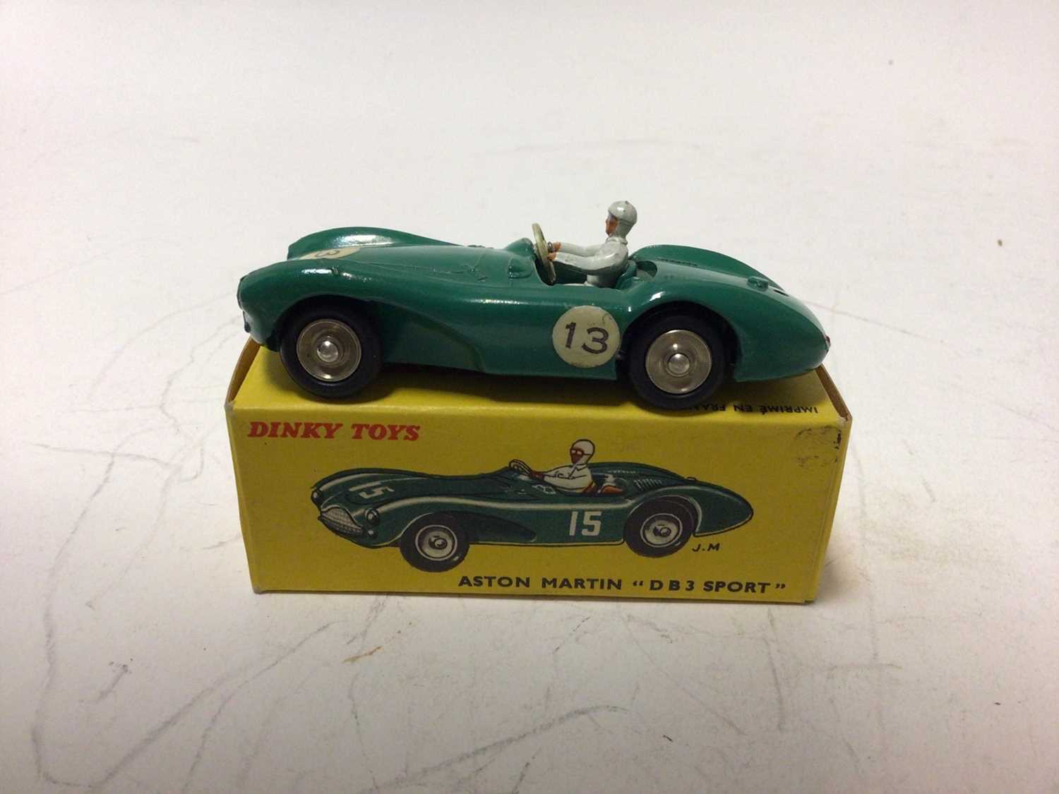 Lot 28 - Dinky (French issue) Aston Martin (DB3 Sport) No 506 in original box