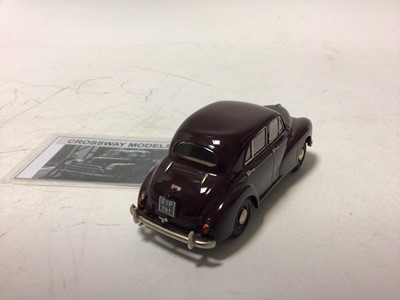 Lot 50 - Crossways Models Morris Ocford MO Prototype of a limited run of 400, Morris Oxford Series II Traveller No.88 of 600 both boxed with certificates (2)