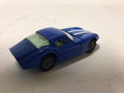 Lot 42 - Corgi Ferrari 'Berlinetta' 250 Le mans No 314, Marios 1800Gt, with Volvo Engine No 3424, Lotus elan Coupé No 319, all boxed (3)