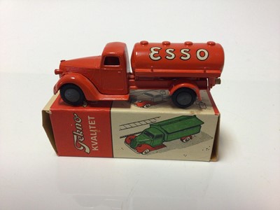 Lot 67 - Tekno Esso Gas Truck No 426, Tekno Cement mixer truck No 422, both boxed (2)