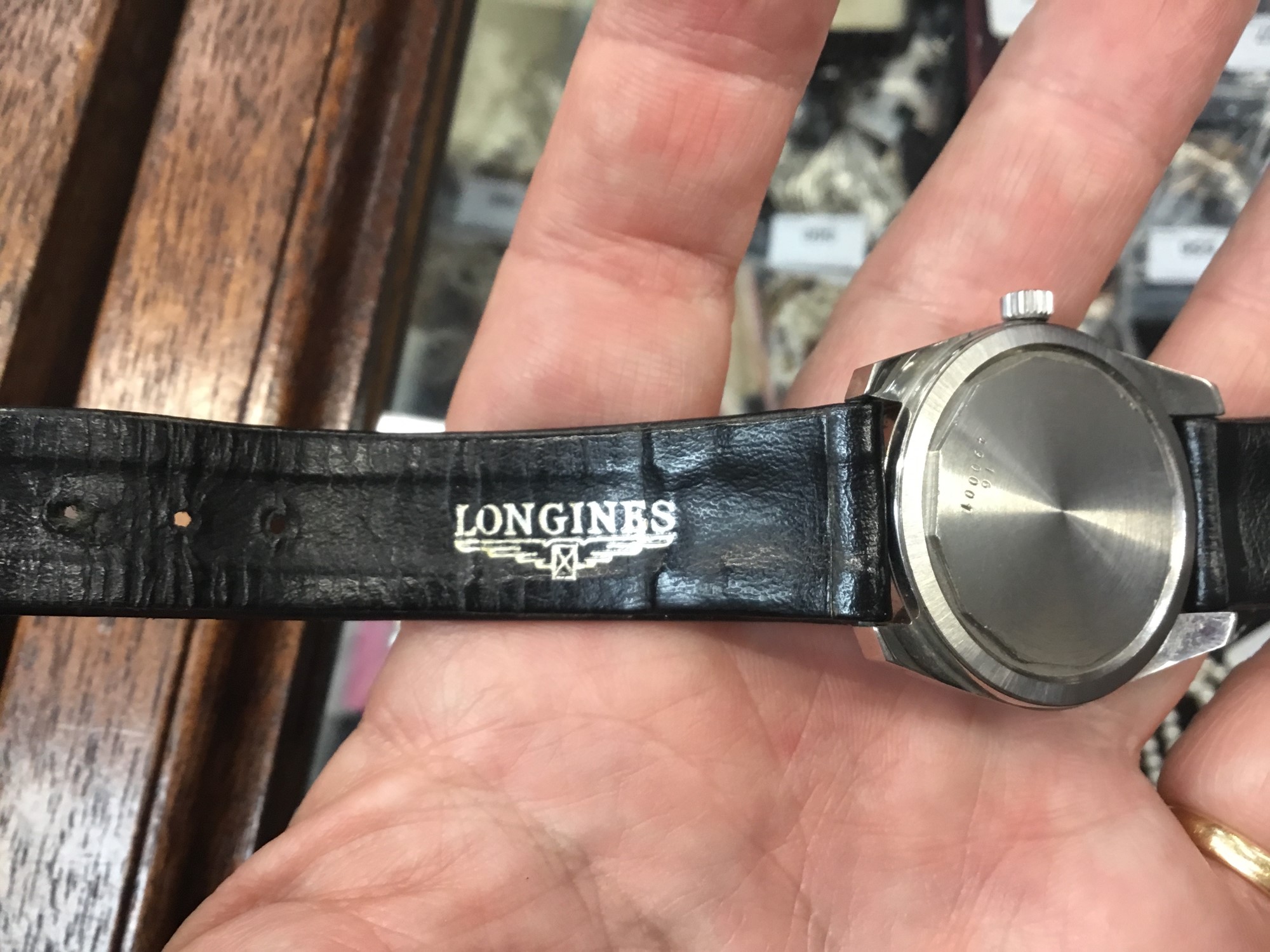 Lot 610 - Longines Admiral HF stainless steel