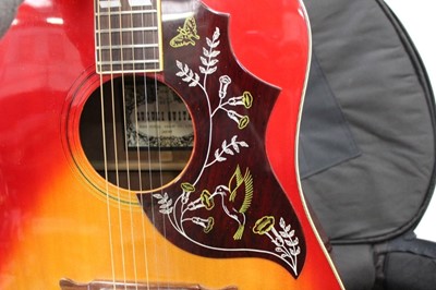 ギター SUZUKI Hummingbird FH-250 1970s Lot 2215 - 1970s Suzuki acoustic Hummingbird guitar by