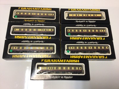 Lot 80 - Graham Farish N gauge carriages including BR Suburban No.0605 (6), No.0685 (3)