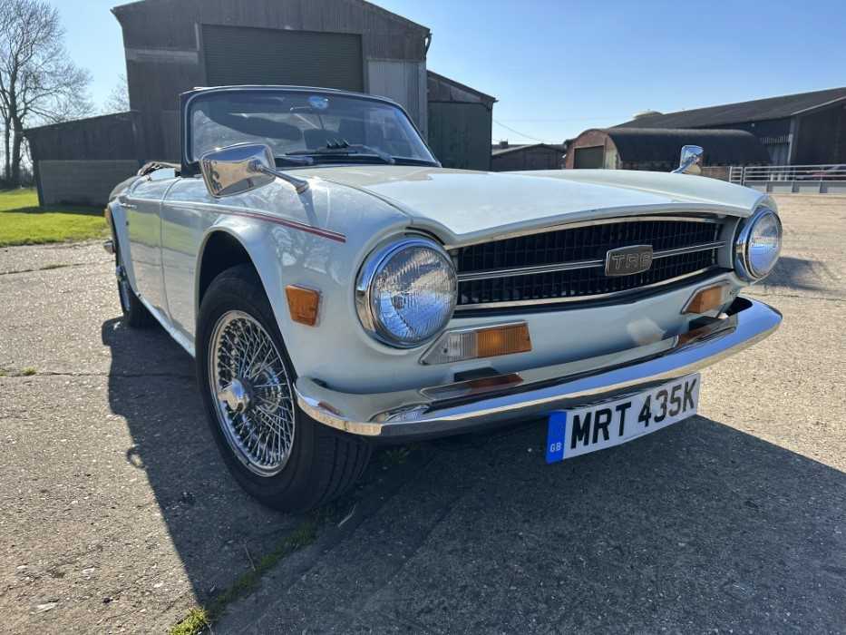 Lot 10 - 1972 Triumph TR6, 2498cc, manual, chassis number CP542320, reg. no. MRT 435K