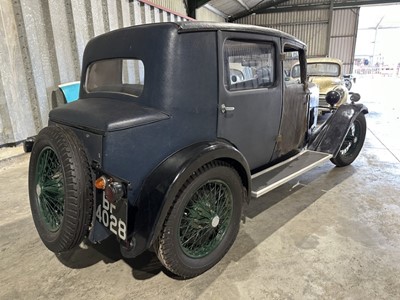 Lot 8 - 1928 Riley Monaco, 4 door saloon with Wayman Fabric body, chassis number 601582, reg. no. BF 4028