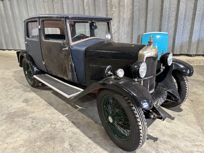 Lot 8 - 1928 Riley Monaco, 4 door saloon with Wayman Fabric body, chassis number 601582, reg. no. BF 4028