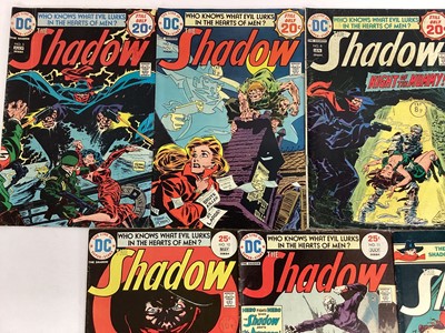 Lot 79 - Seven DC Comics 1970's The Shadow #5 #7 #8 #9 #10 #11 #12