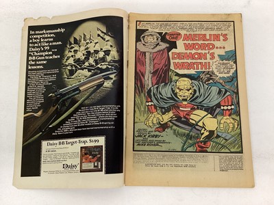 Lot 74 - Quantity of 1970's DC Comics Editor Jack Kirby's The Demon #5 #10 #11 #12 #13 #14 #16 together with The Forever People #2 #3 #4 #5 #9 #11