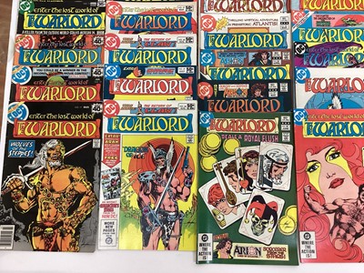 Lot 89 - Large quantity of 1970's and 80's DC Comics, The Warlord.