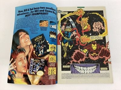 Lot 50 - Marvel comics The Infinity Gauntlet, issues 1, 3, 4 and 6. First issue includes Thanos and avengers. All priced 2.50usd. (4)