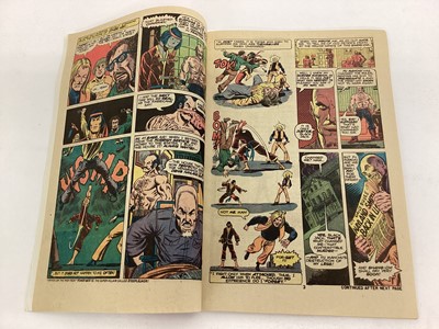 Lot 73 - Group of Marvel comics The hands of Shang-Chi, Master of Kung Fu (1974 to 1979). English and American price variants. Approximately 42 comics.