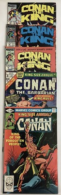 Lot 63 - Marvel comics Kull the Conqueror and Kull the Destroyer 1970's. Also includes king Conan and king sized annuals staring King Kull. English and American price variants. Approximately 30 comics.