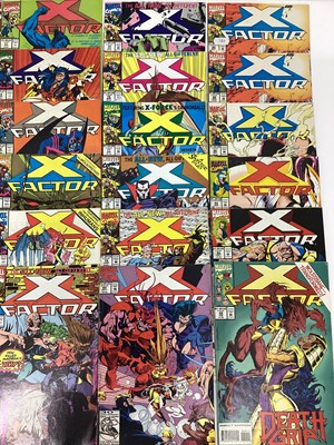 Lot 88 - Large collection of Marvel comics Mostly 1990's. To include X-Force, X-Factor, X-Men and others. Includes X-Force issue 2, 2nd apperance of Deadpool. Mostly American price variants. Approximately 1...