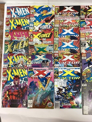 Lot 88 - Large collection of Marvel comics Mostly 1990's. To include X-Force, X-Factor, X-Men and others. Includes X-Force issue 2, 2nd apperance of Deadpool. Mostly American price variants. Approximately 1...
