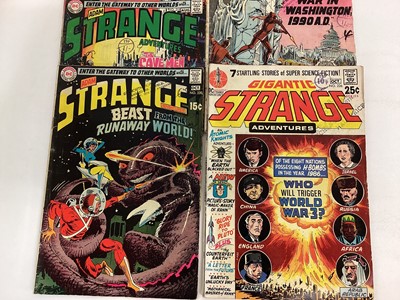 Lot 71 - Seven 1969-70 DC Comics, Adam Strange Adventures #217 #218 #219 #220 #222 #223 #226