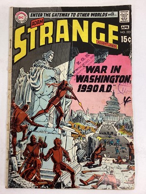 Lot 71 - Seven 1969-70 DC Comics, Adam Strange Adventures #217 #218 #219 #220 #222 #223 #226