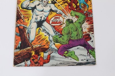 Lot 7 - Marvel comics the Incredible Hulk issue 162 (1973). 1st apperance of Wendigo. Priced 6p (1)