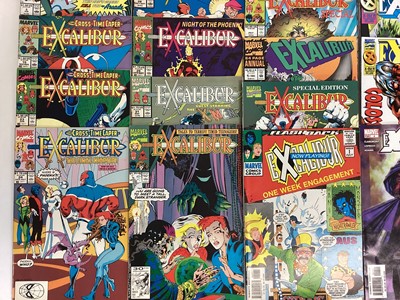 Lot 68 - Marvel comics Excalibur mixed group from 1989 to early 2000's. Mainly American price varients. Approximately 20 comics.
