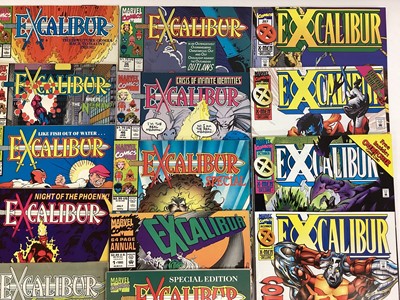 Lot 68 - Marvel comics Excalibur mixed group from 1989 to early 2000's. Mainly American price varients. Approximately 20 comics.