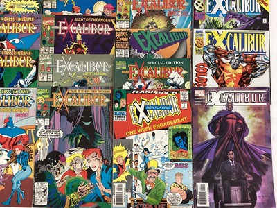 Lot 68 - Marvel comics Excalibur mixed group from 1989 to early 2000's. Mainly American price varients. Approximately 20 comics.