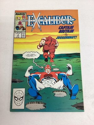 Lot 68 - Marvel comics Excalibur mixed group from 1989 to early 2000's. Mainly American price varients. Approximately 20 comics.