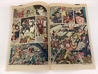 Lot 52 - Small group of Marvel comics to include Avengers #196 (1980), First full appearance of Taskmaster. Together with Marvel Team-up #95 (1980), First appearance of Mockingbird. Ghost Rider #50 (1980),...