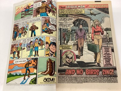 Lot 52 - Small group of Marvel comics to include Avengers #196 (1980), First full appearance of Taskmaster. Together with Marvel Team-up #95 (1980), First appearance of Mockingbird. Ghost Rider #50 (1980),...