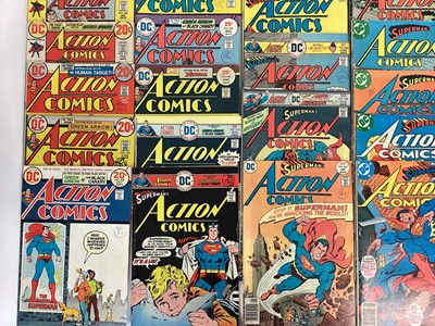 Lot 55 - Large quantity of 1970's DC Comics , Action Comics. To include #411 origin of Eclipso #481 1st appearance of Supermobile