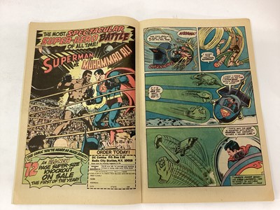 Lot 55 - Large quantity of 1970's DC Comics , Action Comics. To include #411 origin of Eclipso #481 1st appearance of Supermobile