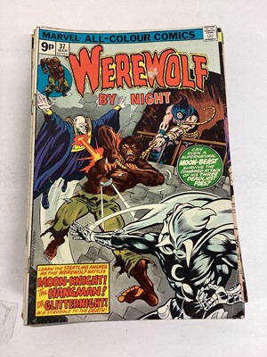 Lot 76 - Box of Marvel comics mostly 1970's. To include Modred the Mystic, Sub-mariner, Hercules, the Champions and many others. Approximately 65 comics.
