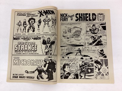 Lot 77 - Marvel comics Hulk weekly comic 1979. Issues 1-5, together with Marvel team up weekly issue 1, Captain American weekly issue 1, Valour weekly issue 1, forces in combat weekly issue 1 and Future ten...