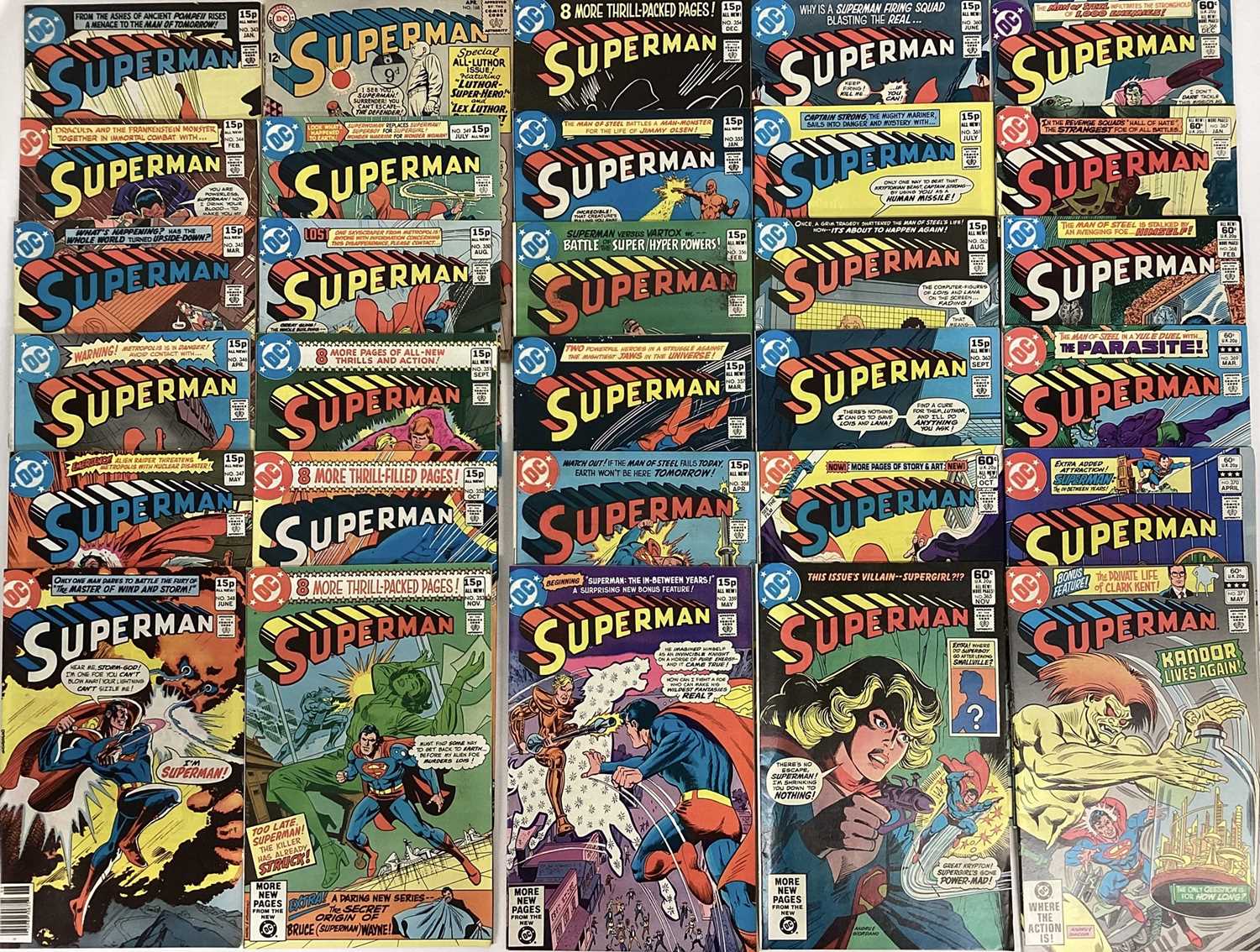Lot 81 - Large quantity of 1980's DC Comics, Superman