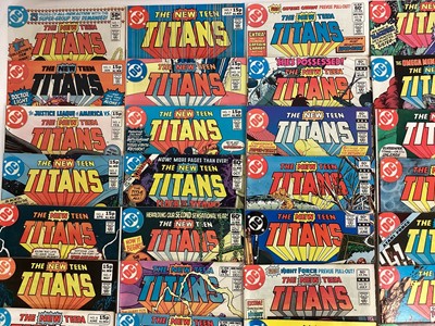 Lot 83 - Large quantity of 1980's DC Comics, The New Teen Titans #1 #3-41 #45-47 together with Two annuals #1 #2