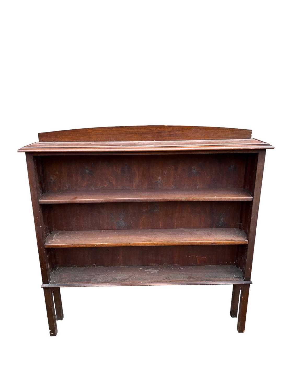 Lot 4 - Edwardian mahogany narrow freestanding bookcase