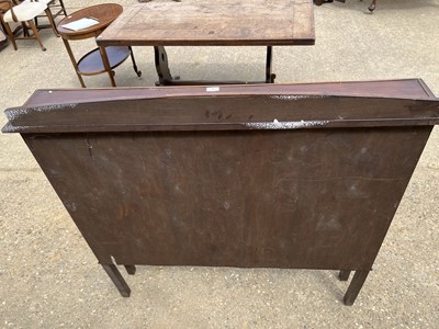 Lot 4 - Edwardian mahogany narrow freestanding bookcase