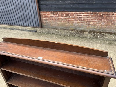 Lot 4 - Edwardian mahogany narrow freestanding bookcase