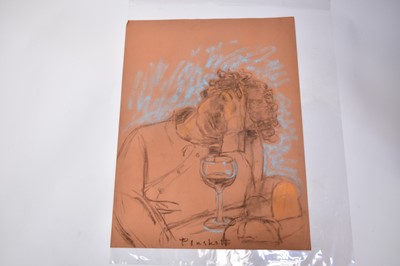 Lot 1114 - Joseph Plaskett (1918-2014) group of seven pastels on paper, Figure Studies, signed, approximately 65cm x 51cm