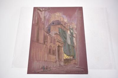 Lot 1130 - Joseph Plaskett (1918-2014) group of seven pastels on paper, assorted subjects, signed, approximately 54cm x 74cm and smaller