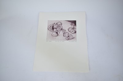 Lot 1132 - Joseph Plaskett (1918-2014) signed etching - Still Life with Garlic, dated 1999, III/XX , 16cm x 20cm, unframed